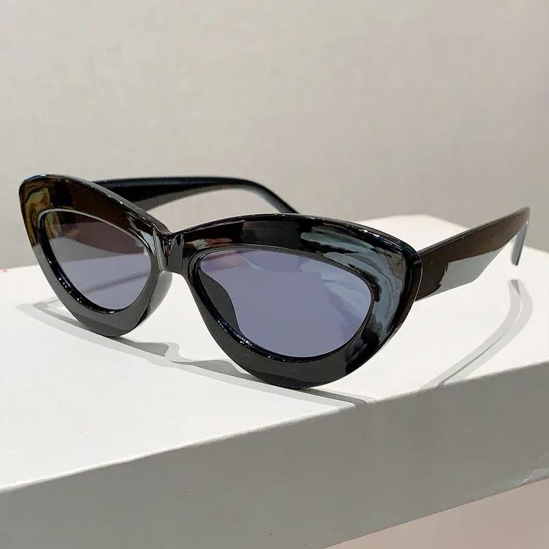 

Sexy Ladies Vintage Cat Eye Sunglasses Women For Female Luxury Brand Designer Sun Glasses Punk Popular Lips Eyeglasses Uv400