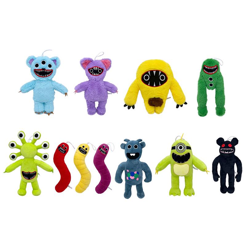 Joyville Plush Toy Horror Game Wooly Bully Bouncy Dino Kitty Bully Girl Evil Monster Stuffed Animal Soft Doll Halloween Gift