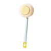 2 In 1 Body Scrubber Long Handle Bath Exfoliator Tool Shower Loofah Sponge  Back Washing