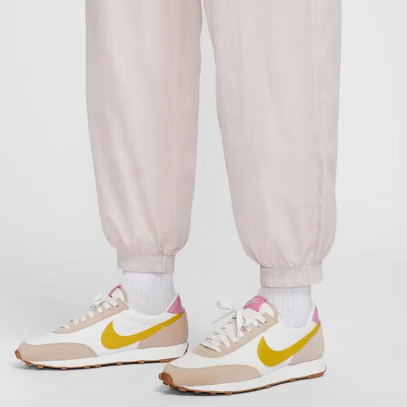 Nike Fashion Woven Comfortable Soft Breathable Casual Pants Women Bottoms Beige FV7669-110