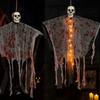 Realistic Hanging Skull Skeleton Props Spooky Skeleton Ghost Ornament  Party Supply
