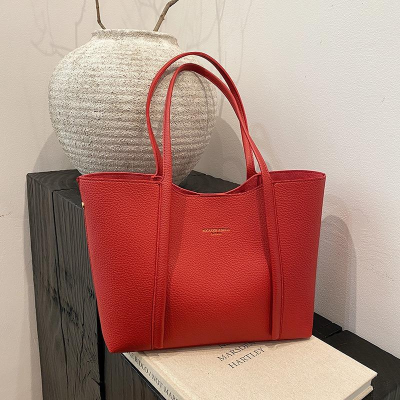 High-end Simple Tote Bag Women's New Autumn and Winter Fashion Shoulder Underarm Bag Large-capacity Commuter Bag