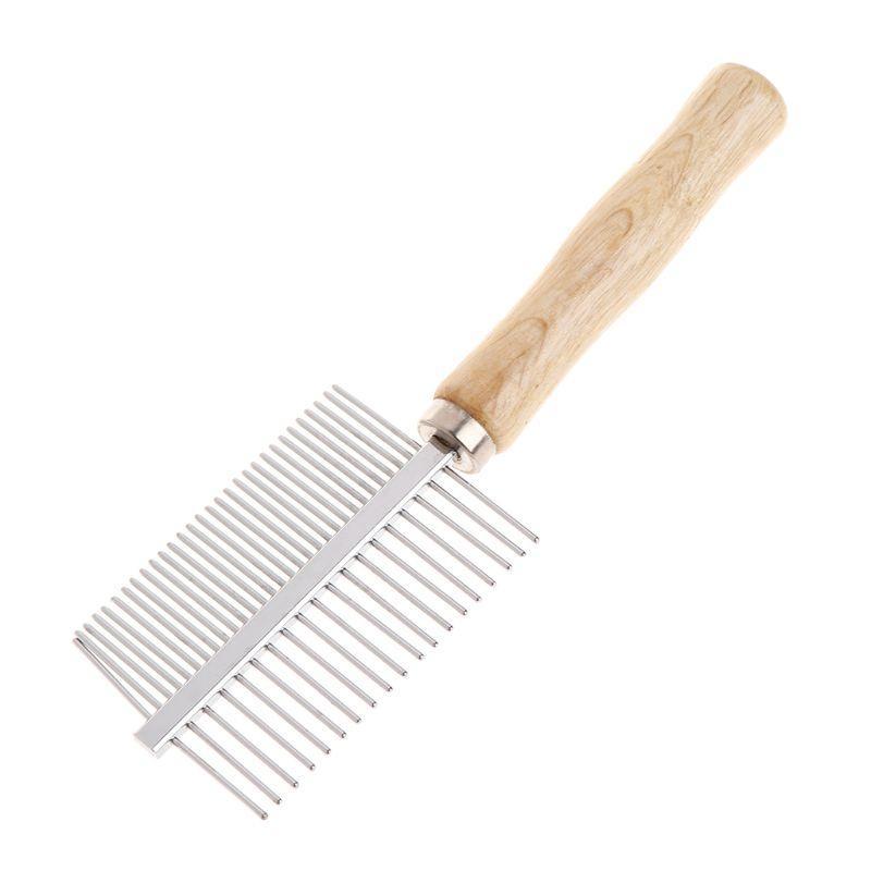 Dual-side Pet Grooming Brush Pet Hair Remover for Tangled Hair Undercoat Dirts
