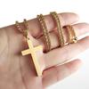 Titanstahl Kreuz Anhänger Halskette Hip Hop Persönlichkeit Schmuck Mode Nischen Accessoires Neuankömmling