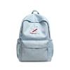 Schoolbag Cute Cartoon Embroidered Backpack Female Student Schoolbag Large Capacity Simple College Style Spot Backpack