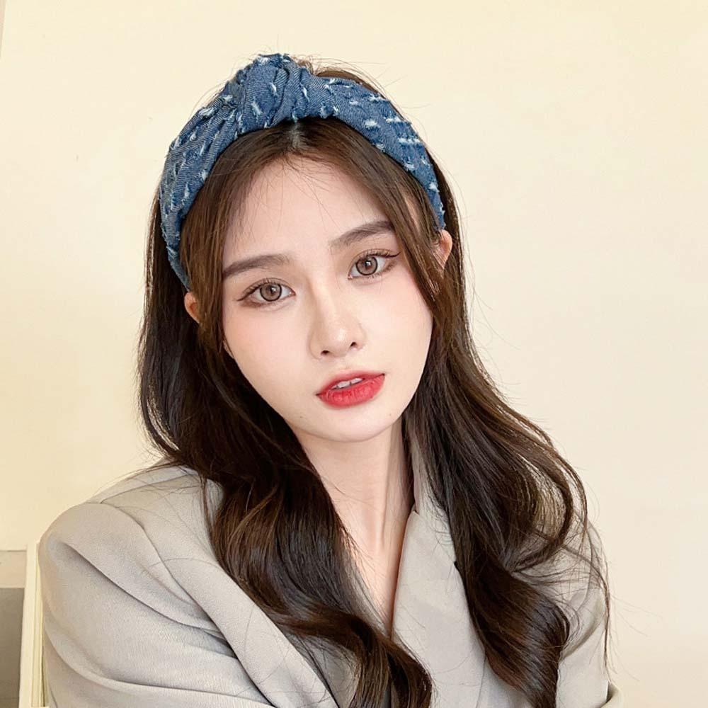 Korean Style Cowboy Headband Headdress Cowboy Hair Bands Fashion Cowboy Hair Hoop  Ladies/Girls