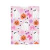 Halloween Ghosts Foral Blankets Fleece Summer Air Conditioning Pumpkin Portable Super Soft Throw Blanket for Home Travel Quilt