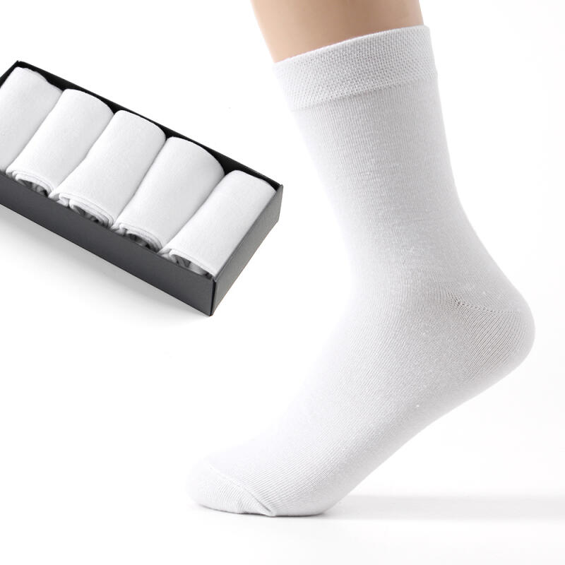 10 Pairs of Standard Men s Mid-Calf Socks (White)