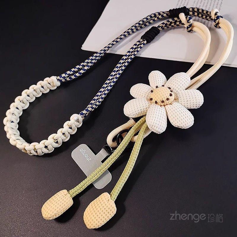 Creative Cartoon Mobile Phone Universal Lanyard Crossbody Long Rope Lanyard Rope Cartoon Decorative Pendant Accessories