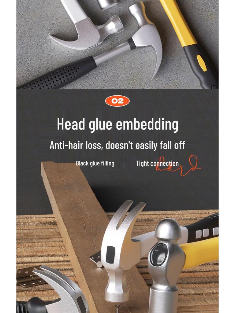 Multi-Function Mini Claw Hammer for Woodworking and Household Use