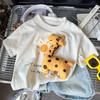 Sunshine Giraffe Kids' Summer Cotton T-shirt - Korean Style Short Sleeve for Boys and Girls
