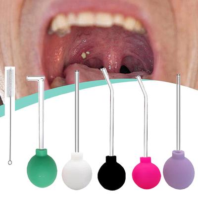With Cleaning Brush Arc Tonsil Stone Remove Tool Manual Style Cleaner Removal Tonsil Care Wax Stone Tools Air Tool