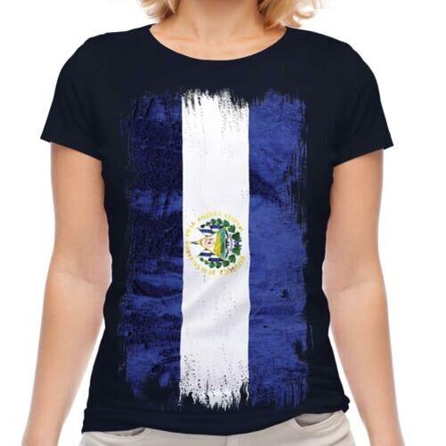 

El Salvador Grunge Flag Women s T-Shirt Salvadoran T-Shirt XL