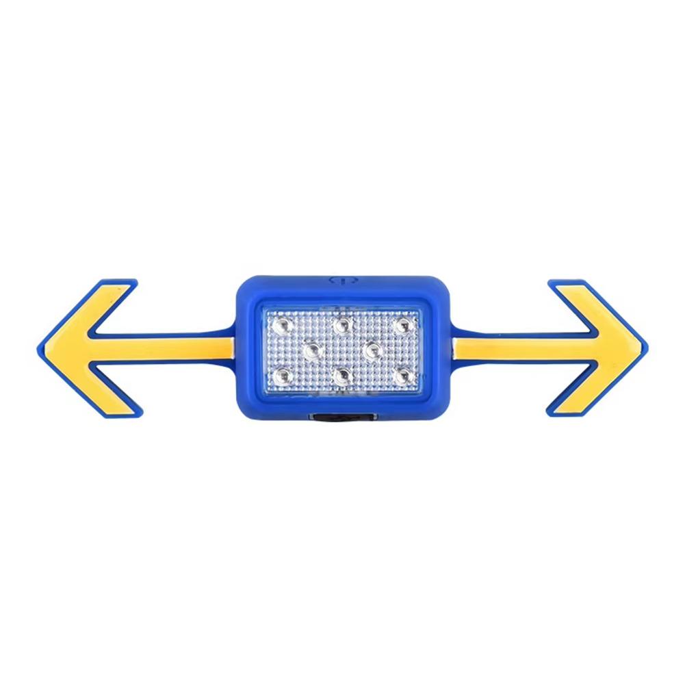 Fahrradhelmleuchte Fahrradblinker Rücklicht Fernlicht USB-wiederaufladbar Wasserdicht Nachtfahrwarnung Fahrradrücklicht
