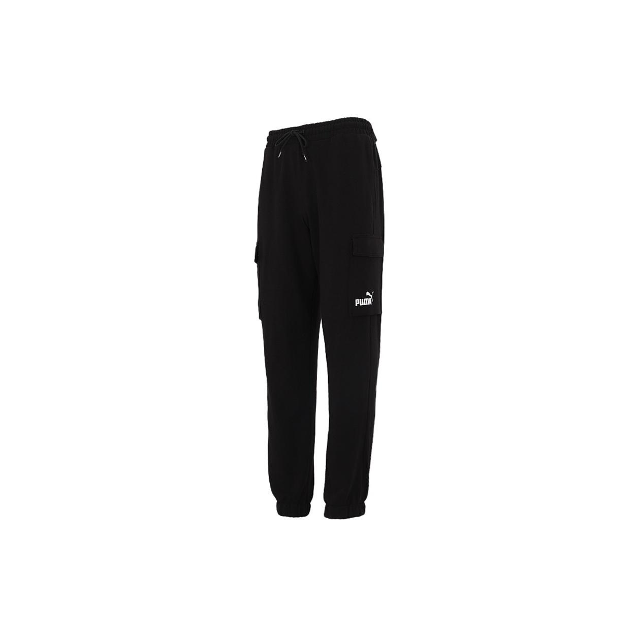 PUMA Running Training Breathable Knit Bundle Feet Sports Long Pants Black Men s 847725-01 XL