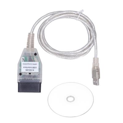 Bildiagnostikkabel K+DCAN OBD2 USB-kabelgränssnitt med omkopplare för serie 1 E81