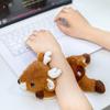 Sika Plush Deer Keychain Toy Short Fabric Backpack Decor Children Doll Gift