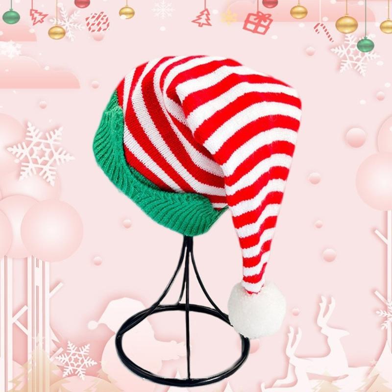 Christmas Beanies Elf Unisex Beanies Leprechaun Hat Christmas Photo Props Cheerful Hat Baggy Hat Leprechaun Wear