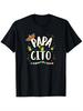 Papa Cito Cinco De Mayo Frog Mexican Fiesta Graphic Men's Cotton T-Shirt Casual Daily Tee