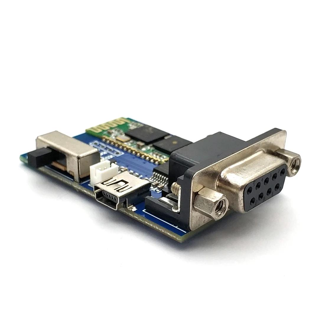 

RS232 Bluetooth Послідовний Адаптер Плата Зв язку Master Slave 2 Режими 5V Mini USB Bluetooth Модуль Профілю Послідовного Порту Female Head