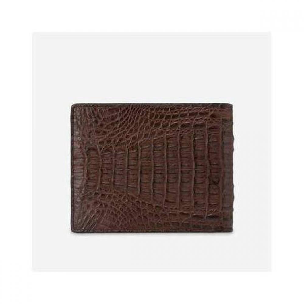 Daks Brown Crocodile Leather Wallet Dbwa2f718w3
