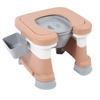 Portable Commode Chair Bedside Potty Shower Chair Non Slip Bedside Toilet for Bathing and Squat Toilet