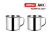Stainless Steel Mug Coffee Cup Camping Mug Metal Coffee Tea Cup Mug Portable Milk Tea Cup Tumbler Water Mug Outdoor Drinking Cup