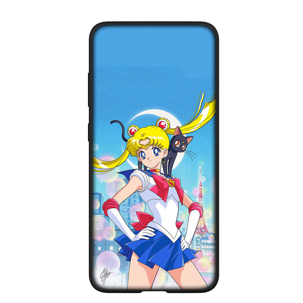 Custodia per telefono per Samsung Galaxy S25 S24 S23 iPhone 16 15 Xiaomi Redmi Note 14 13 12 16E X 11 Pro Max OPPO Moto Huawei A06 A05 14C Cover Ragazza Sailor Moon for Motorola Edge 40 neo aero