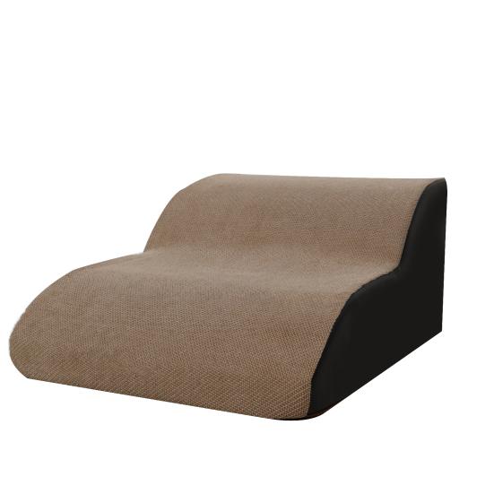 Dog Climbing Ladder 2/3 Step Arc Design Sponge Non-slip Pet Ramp Stairs for Puppy