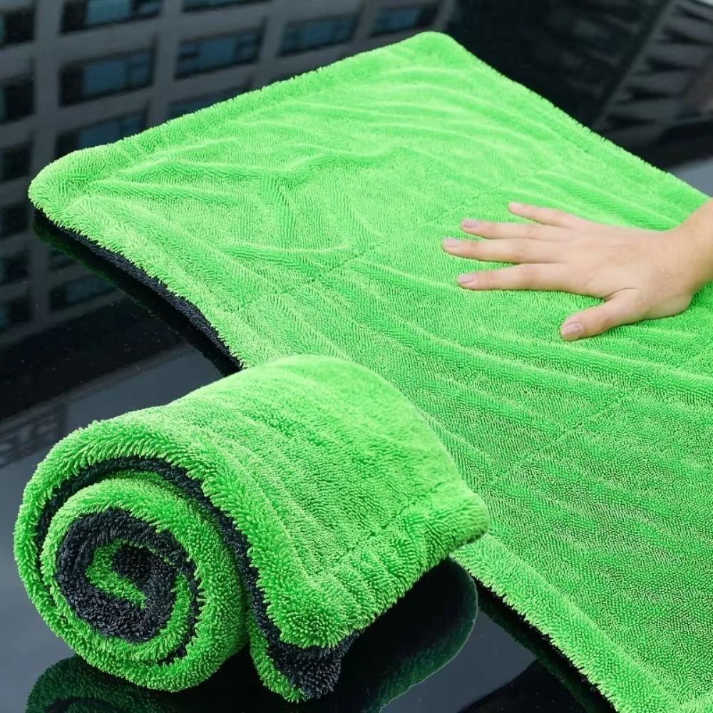 Scratch-Free Microfiber Towel Twist Loop Car Cleaning Towel Car Drying Towel Vehicle Drying