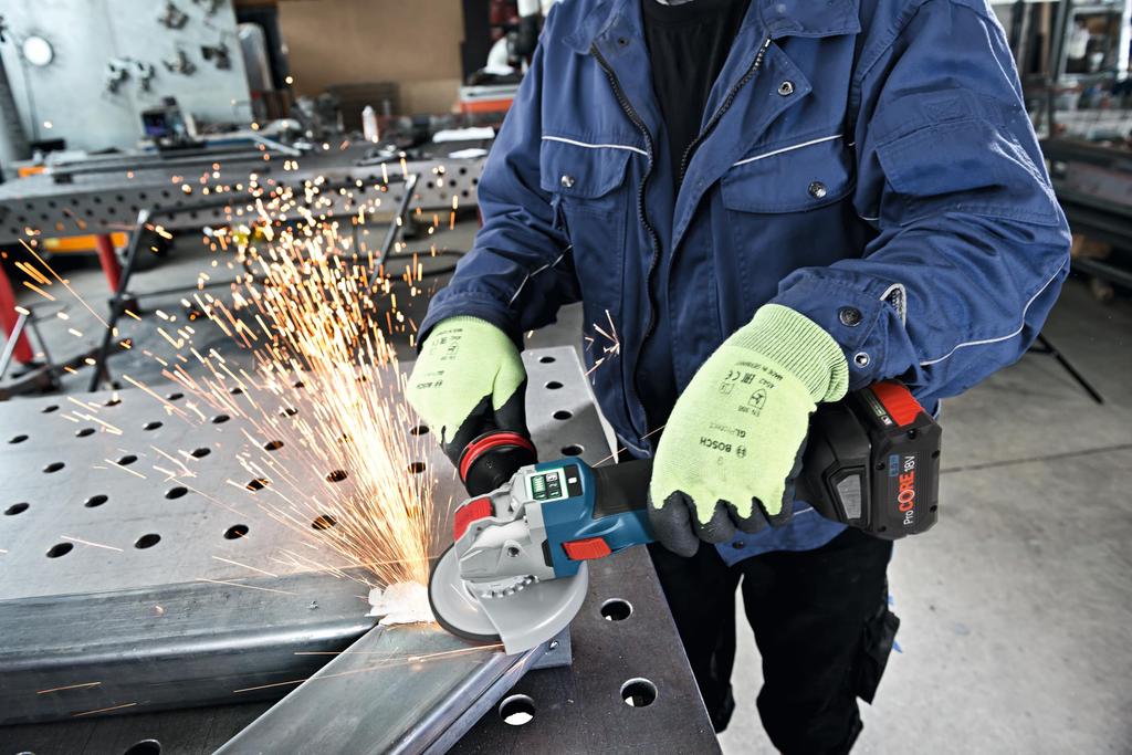 Bosch Professional 18V Cordless Disc Grinder Charger Sold X-LOCK (body Only, Separately) GWX18V-10SC5H
