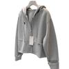 Jimo Women's Petite Cardigan: Versatile Spring/Autumn Stylish Sweatshirt Jacket