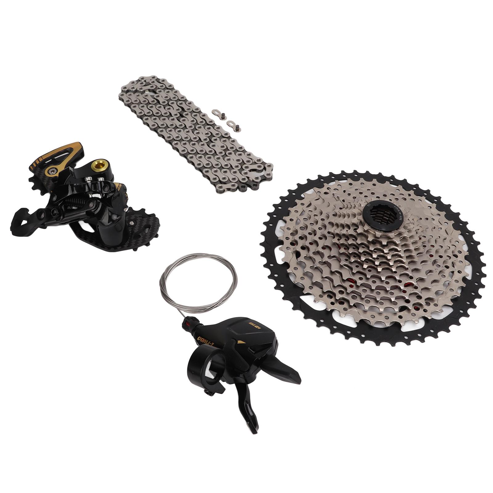 

Комплект для горного велосипеда, 12 скоростей, рычаг переключения передач, задний переключатель 11TКомплект кассеты и цепи 50T