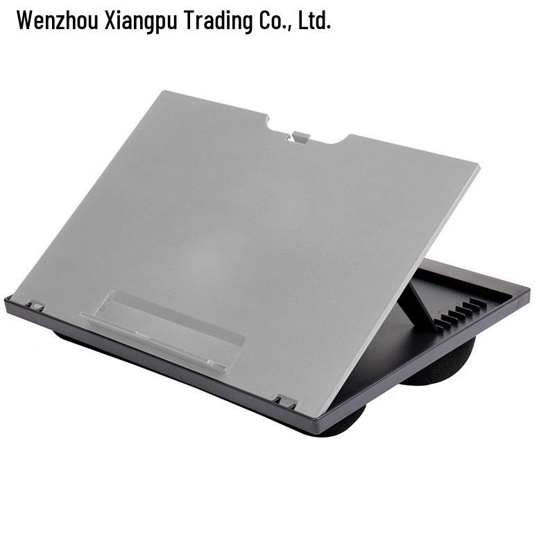 Black Laptop Bed Stand: Portable Folding Table for Office & Home