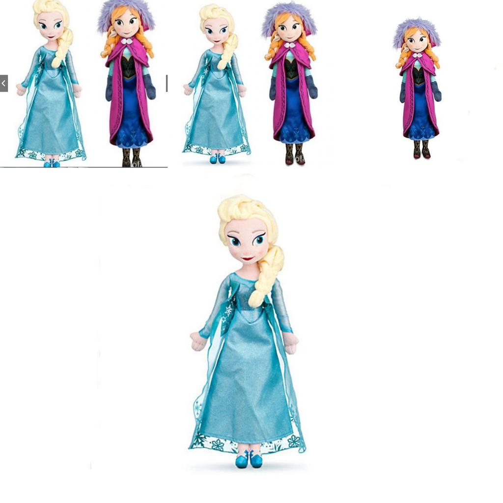 Timeless Design 2018 Disney Frozen Fever Elsa And Anna Plush Dolls Ideal For All Ages