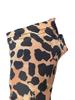 2024 Leopard Print Sexy Zipper Bodysuit - Women's Long-Sleeve