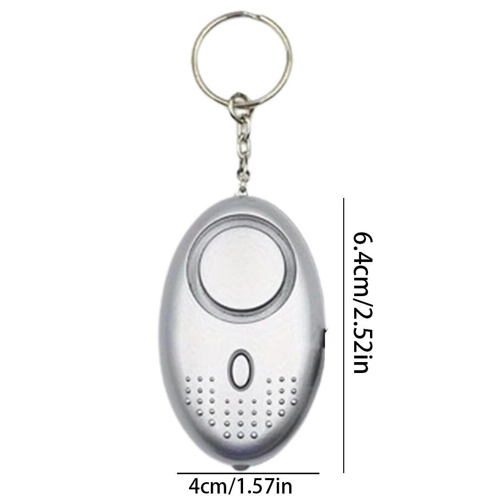 1PC 130DB Personal Security Alarm Emergency 130DB Security Alarm Keychain Personal Safety Devices With LED Light Buckle Key