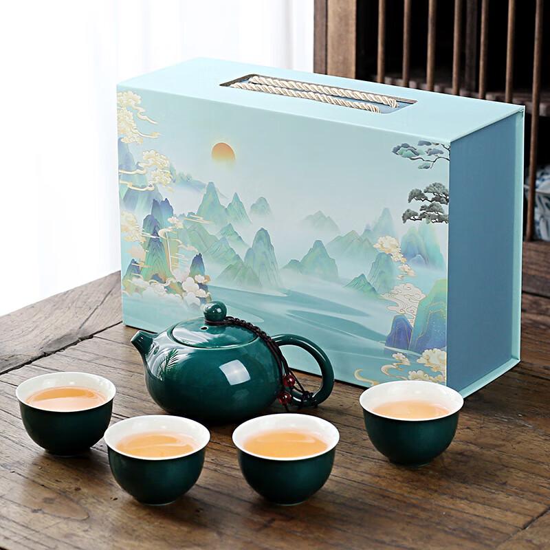 

Elegant Color Glaze Ceramic Kung Fu Tea Set