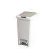 Durable Construction Garbage Can Large Capacity Wide Opening Bathroom Trashcans With Lid Foot Pedal Waste Basket