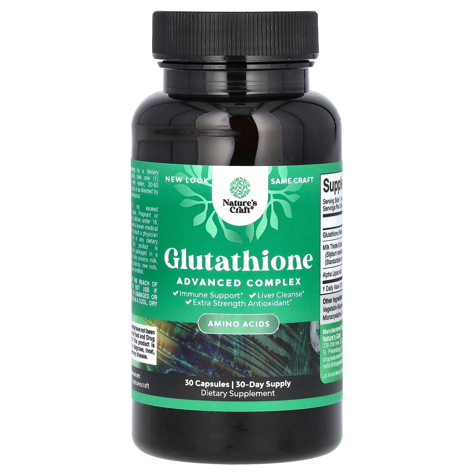 

Nature s Craft, Glutathione, Advanced Complex, 30 Capsules