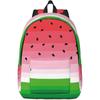 Einfacher Schwarz-Weiß karierter Rucksack Leichte Leinwand-Schultasche für Mädchen Jungen