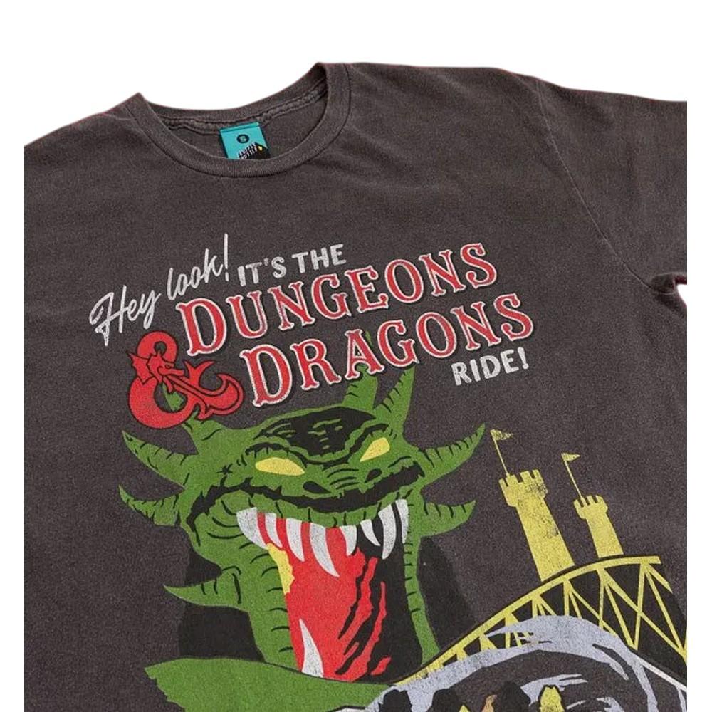Dungeons & Dragons Unisex Adult Ride Vintage Wash T-Shirt