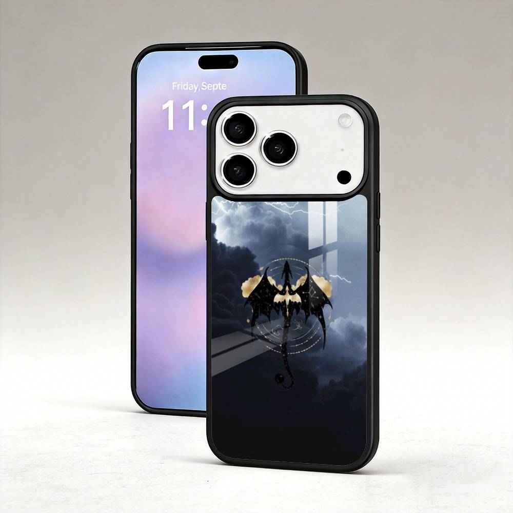 D-Dragon F-Fourth W-Wing Phone Case For iPhone17,16,15,14,13,12,Pro,Max,Magnetic For Magsafe Wireless Charging iPhone17Pro