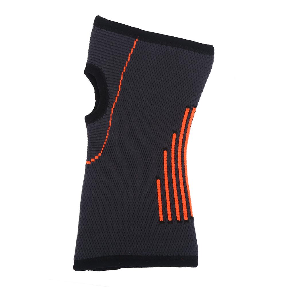 1pc Black Unisex Sports Nylon Wrist Support Sleeve Protector Guard Protective Wristband