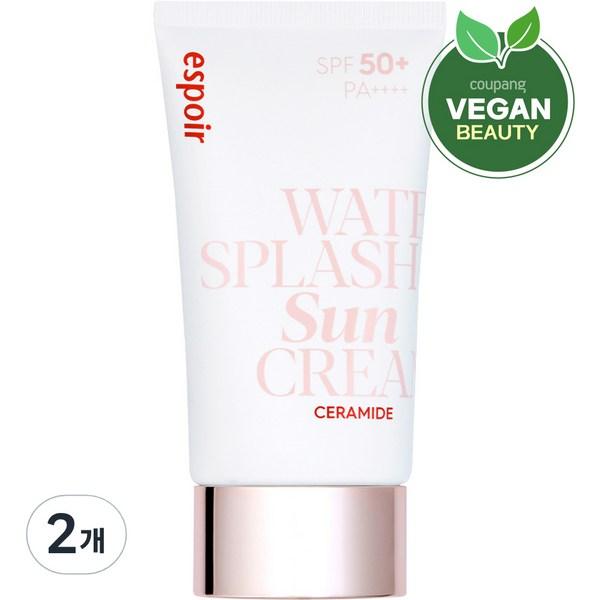 

Espoir Water Splash Ceramide Sun Cream SPF50+ PA++++, 60ml, 2 units Popular Korean Cosmetics