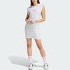 Adidas Originals Trefoil Musc Dress Letter Logo Print Sports Knit Fitted Round Neck Sleeveless Dress Women Dresses Light-Gray IC3081
