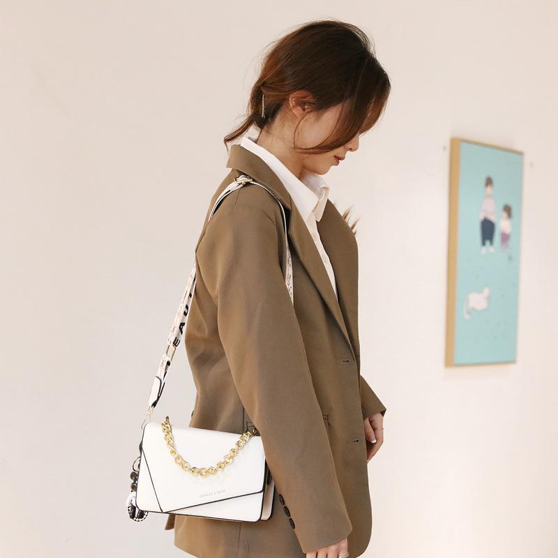 Girls' Shoulder Bags Trendy Ladies Small Square Bags Temperament Chain Womens Bag Double Shoulder Straps Small Cross Body Bag