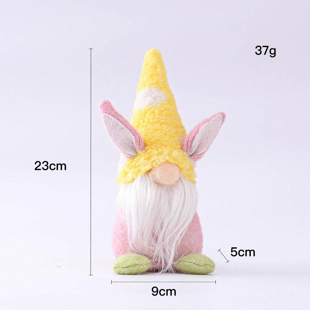 Easter Faceless Doll Ornaments Desktop Cartoon Rabbit Doll Decorations Holiday Decorations Scene Layout
