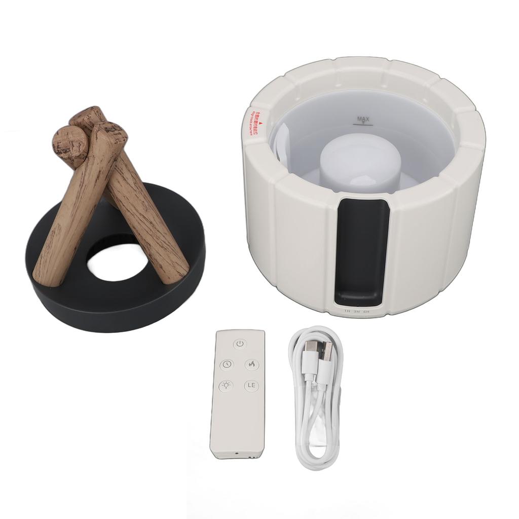 Flame Air Aroma Diffuser Humidifier 5W 250ml DC5V 1A Silent Flame Essential Oil Diffuser for Shop