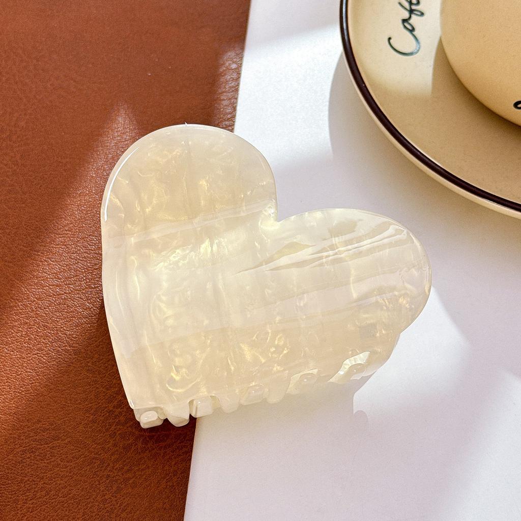 86cm Heart Trendy Shaped Hair Claw Clip For Women Featuring Chic Options Color